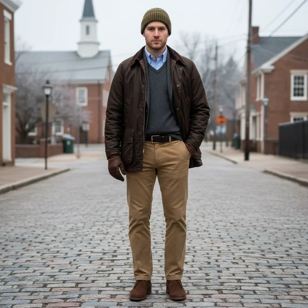 A Ga Smart Casual Outfit for a Cold Day in February 2026 in Harrison, Ga