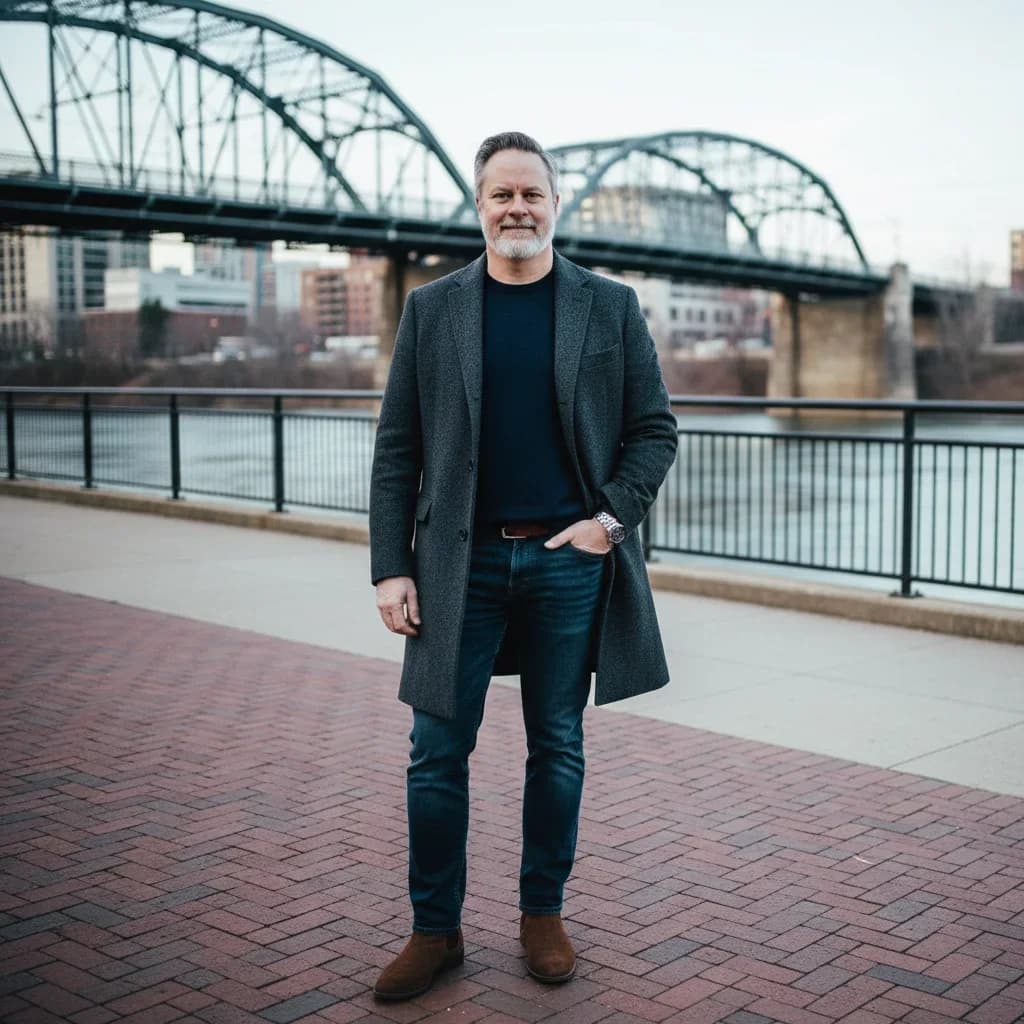 A Tn Smart Casual Outfit for a Freezing Day in February 2026 in Chattanooga, Tn
