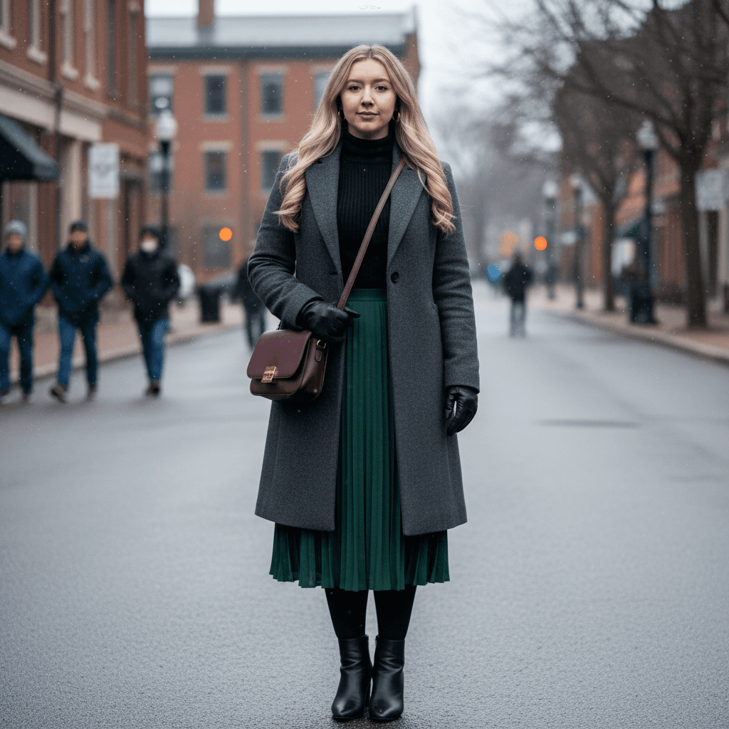 What to Wear in Agawam in March: Formal but Creative Look