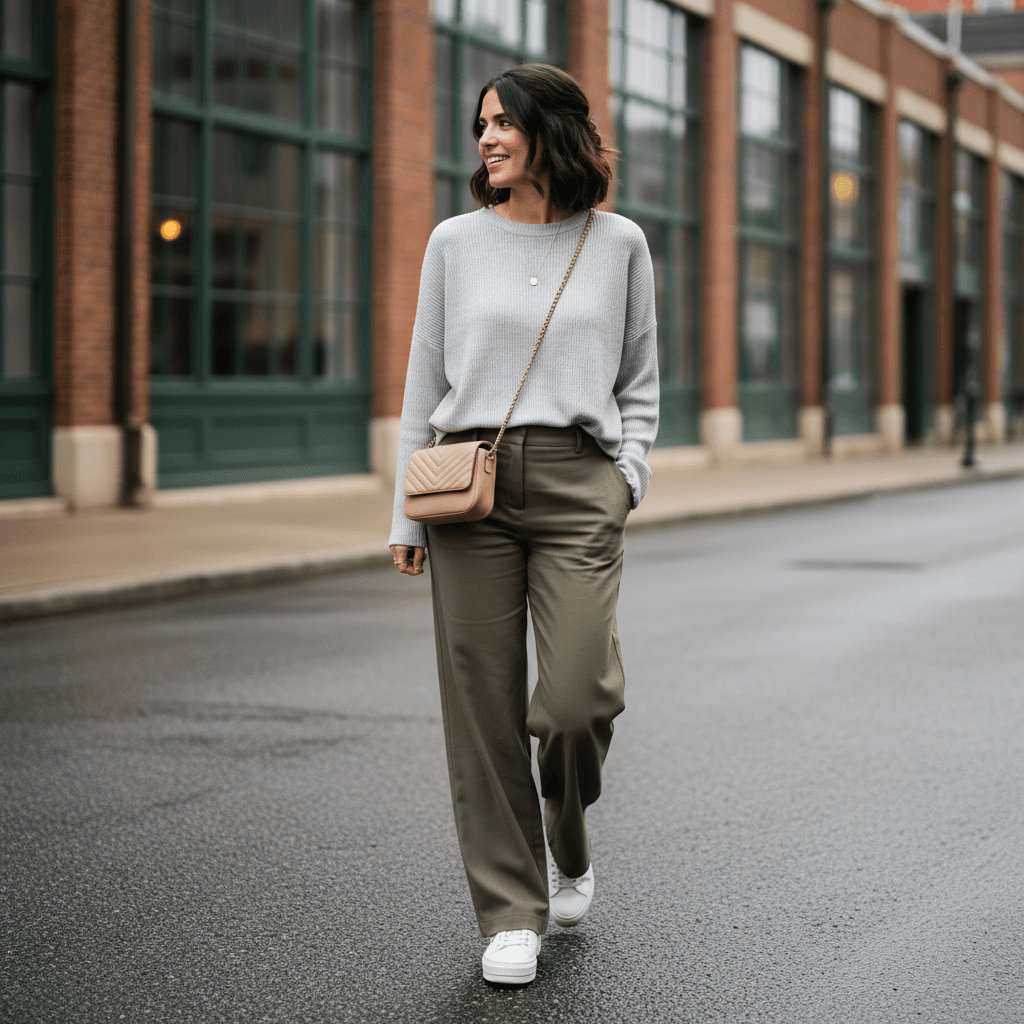 A Casual Outfit for an Overcast Warm Day in March 2026 in Atlanta, Ga