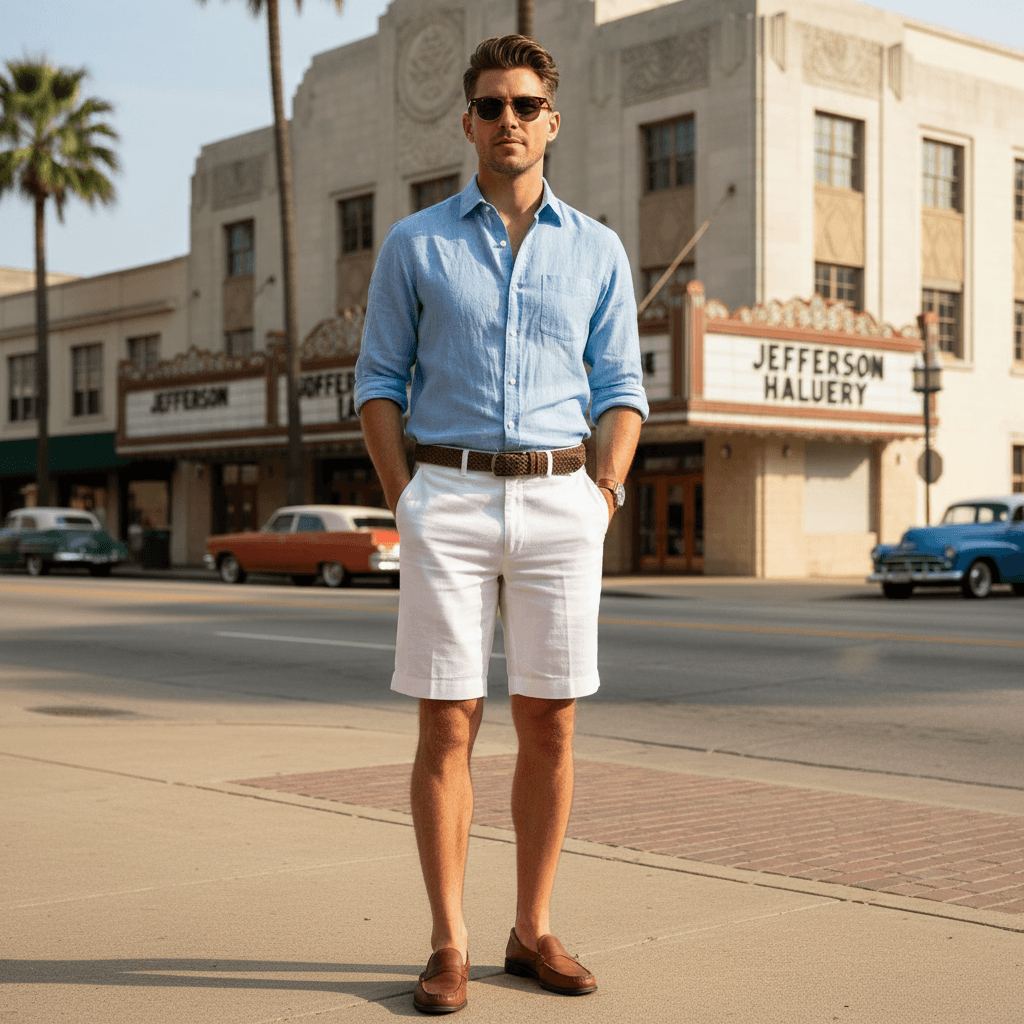 A Resort Casual Outfit for a Sunny Cool Day in March 2026 in Beaumont, Texas