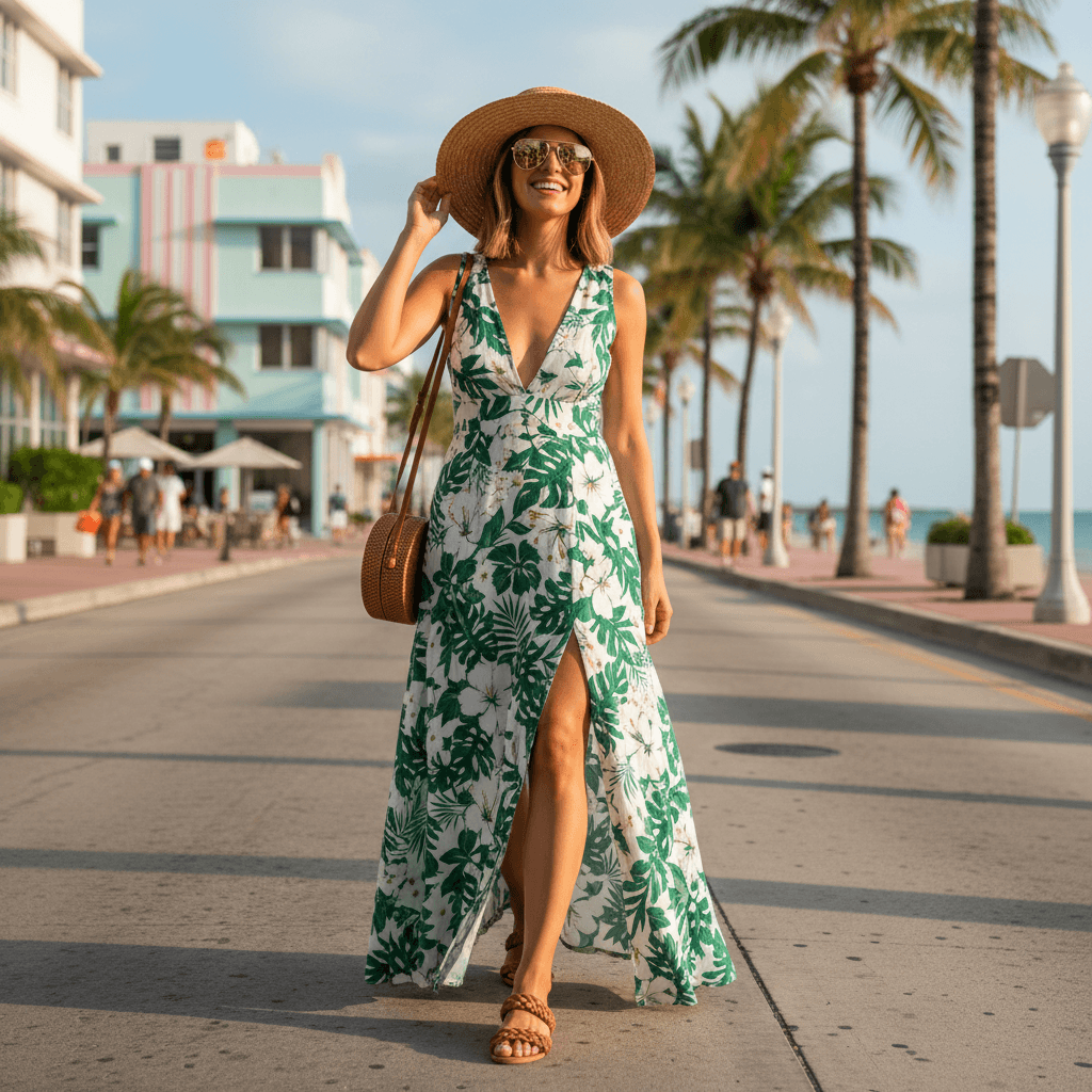 Womenswear Resort Outfit in Miami (March 2026)