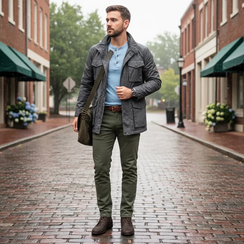 A Ga Smart Casual Outfit for a Warm Day in February 2026 in Harrison, Ga