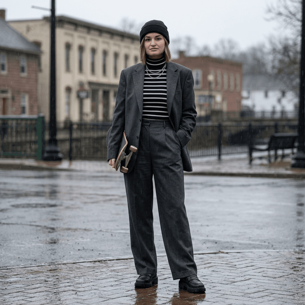Formal but Creative Outfit in Pittsford (March 2026)